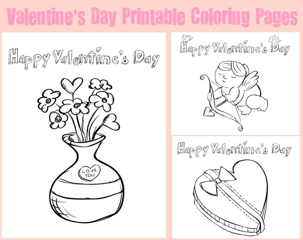 valentine coloring pages to print out - photo #36
