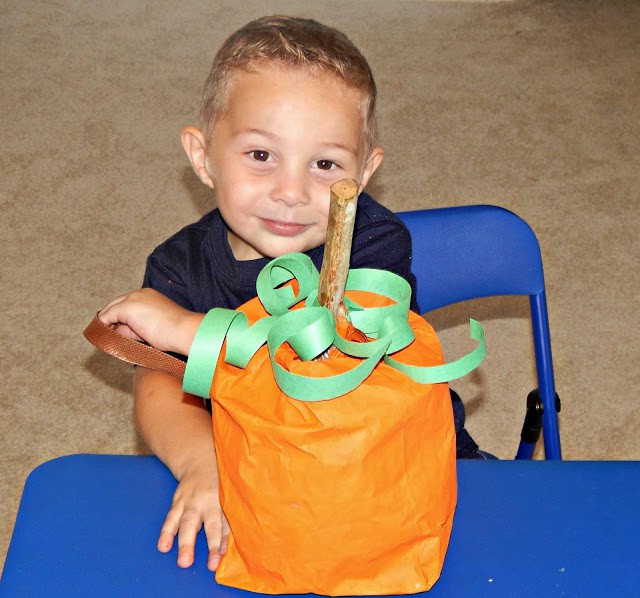 Paper Bag Pumpkin 