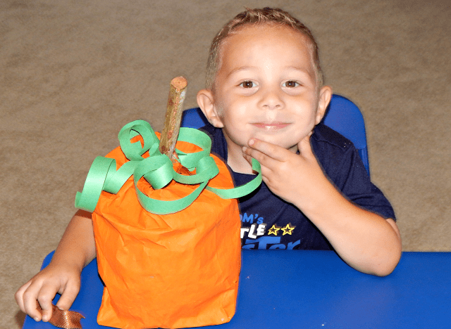 Paper Pumpkin Bag 