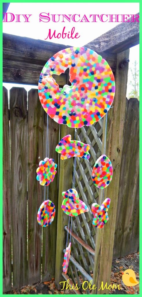 DIY Sun Catcher Mobile