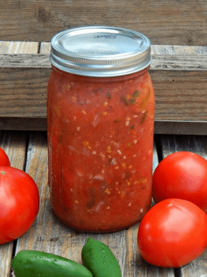 Homemade Tomato Salsa