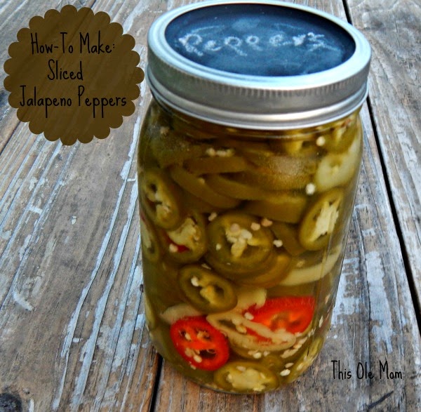 How to Make: Sliced Pickled Jalapeno Peppers in a Jar