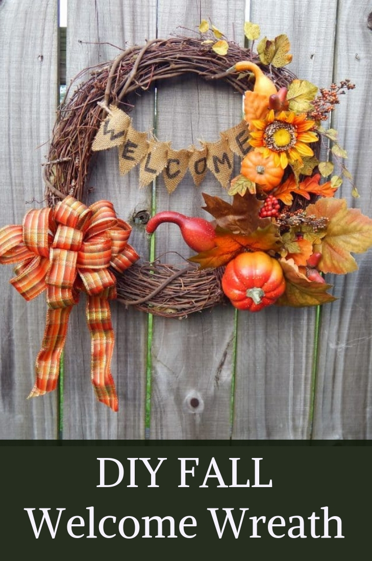 Diy Fall Welcome Wreath