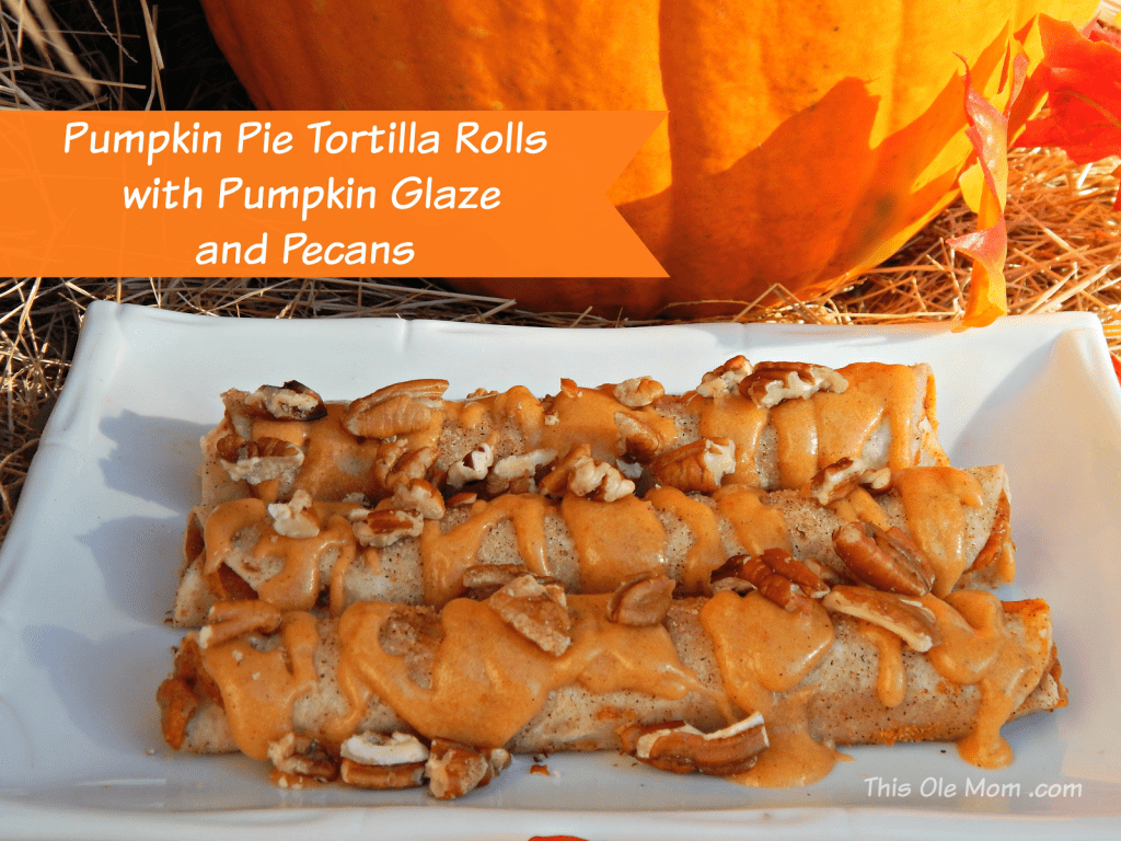 Tortilla Rolls , Pumpkin Rolls, Pumpkin Desserts, Pumpkin Recipes, Pumpkin Glaze, Pumpkin Desserts with Pecans