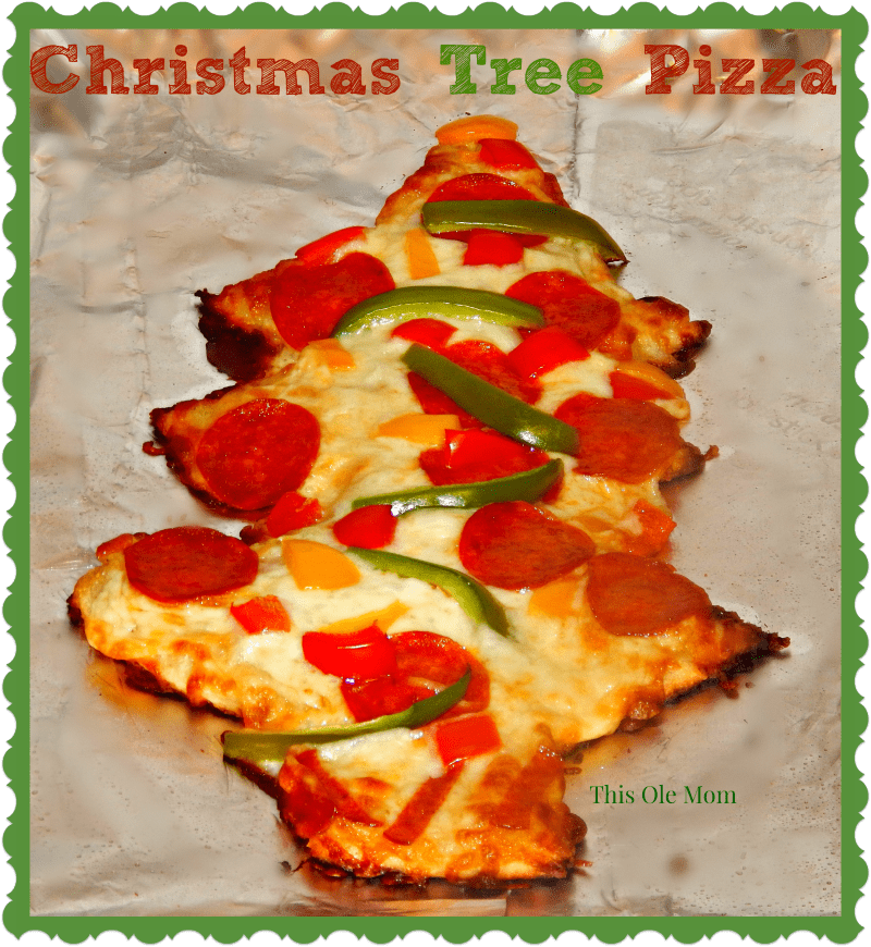 Christmas Tree Pizza This Ole Mom