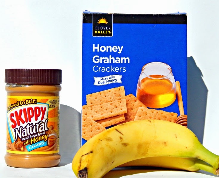 Peanut Butter and Banana Sandwich, Skippy Peanut Butter, Skippy Natural Peanut Butter with Honey , Peanut Butter Recipe, Peanut Butter Breakfast Ideas