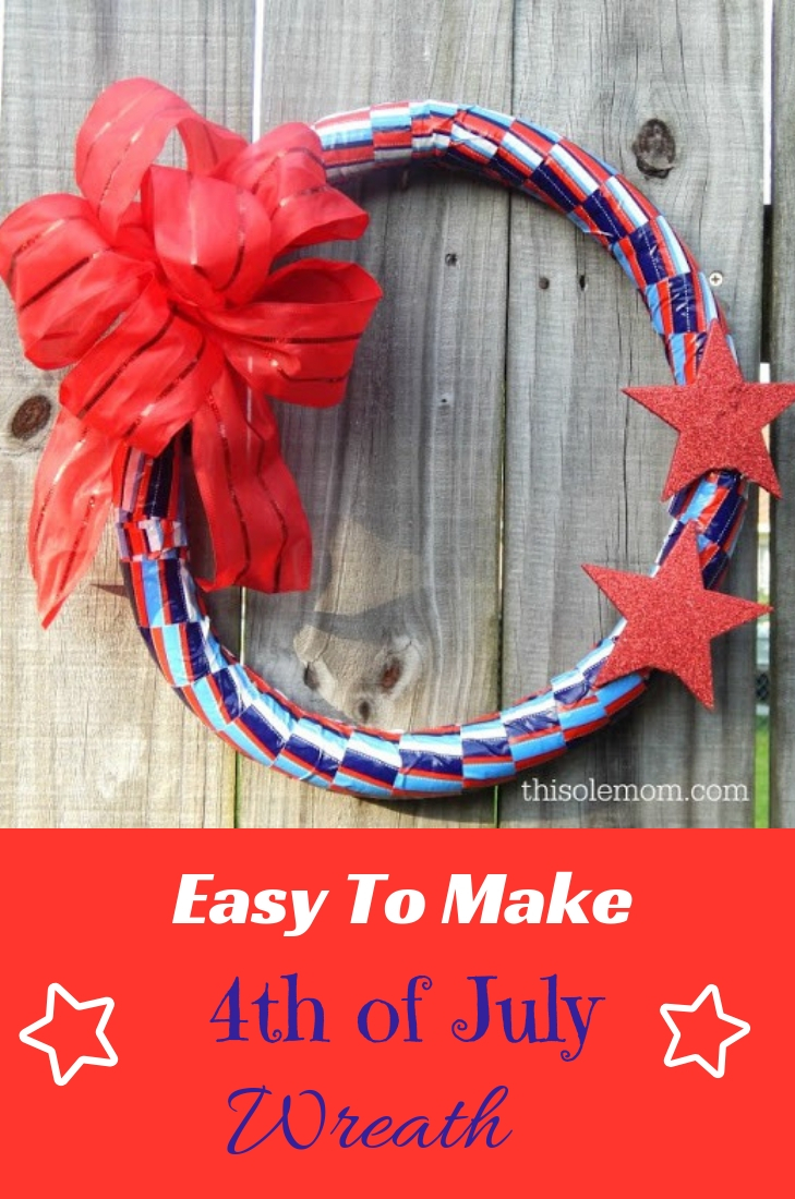 Easy to Make DIY 4th of July Wreath