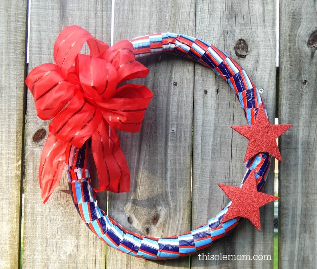 Easy to Make DIY 4th of July Wreath