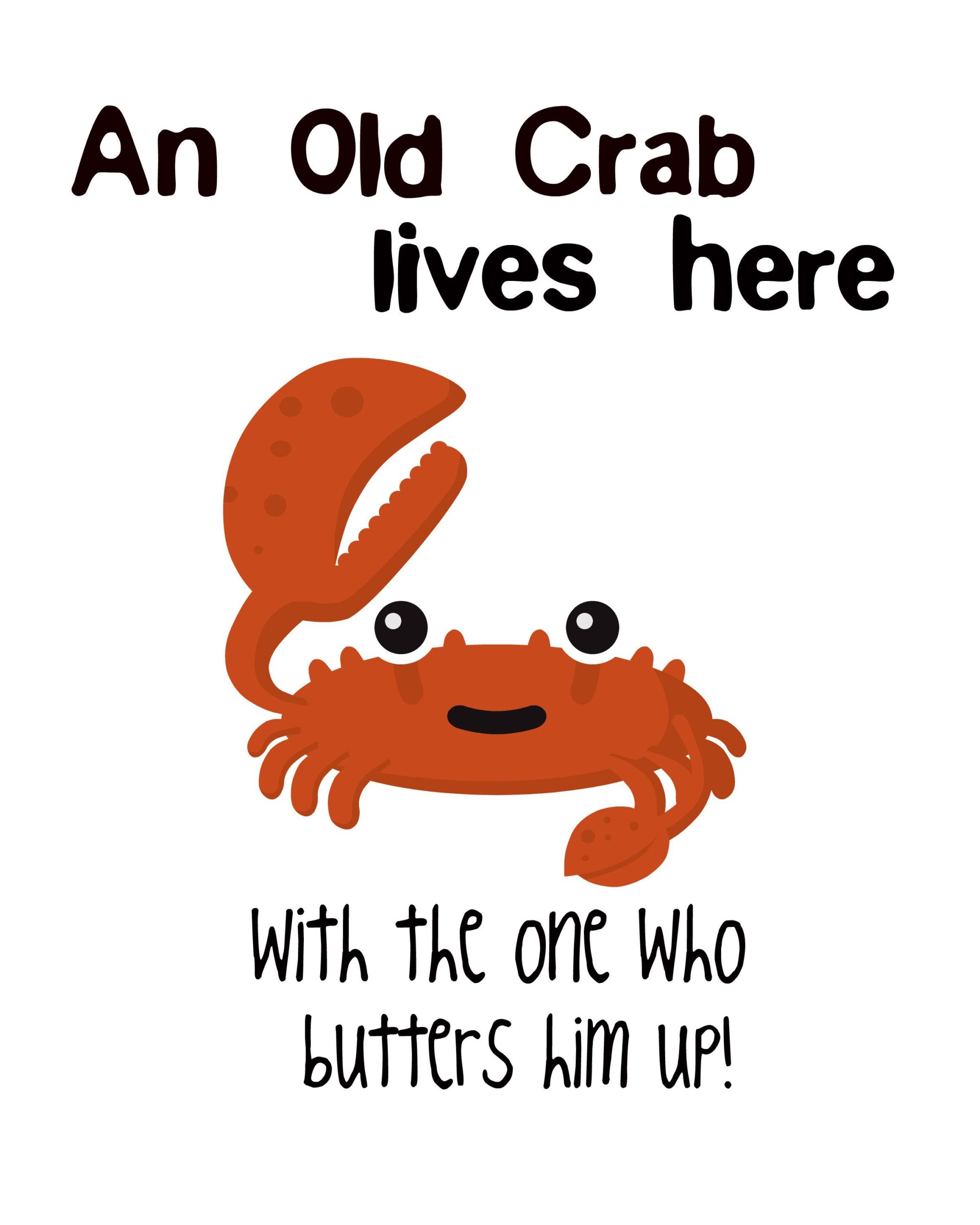 Crab Printable 