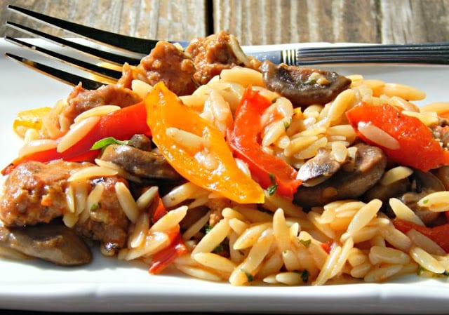 Orzo Pasta, Orzo Pasta Salad, Orzo Salad, Orzo Pasta Salad Recipe, Orzo Veggie Salad, Orzo Vegetable Pasta Salad, Orzo Pasta with Pork Sausage, Orzo Recipe, Orzo Pasta Salad with Grilled Veggies, Orzo Salad Recipe great for Picnics 