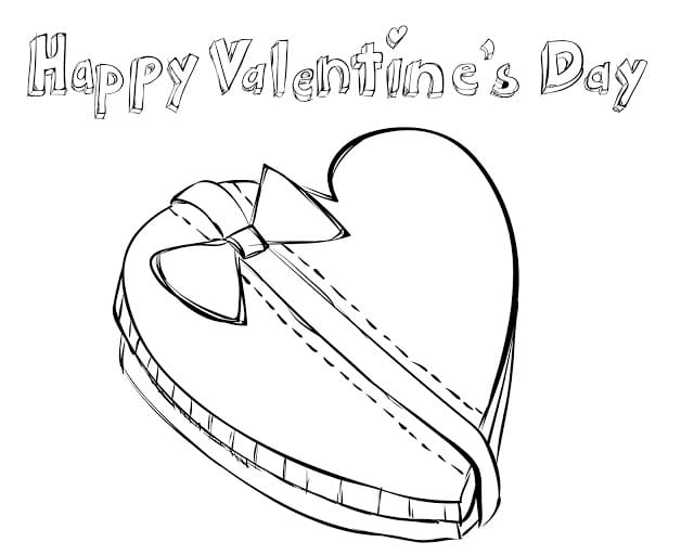 Valentine's Day Kids Printable Coloring Pages