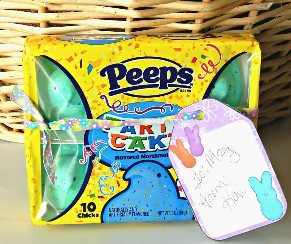 Printable Peeps Easter Gift Tags