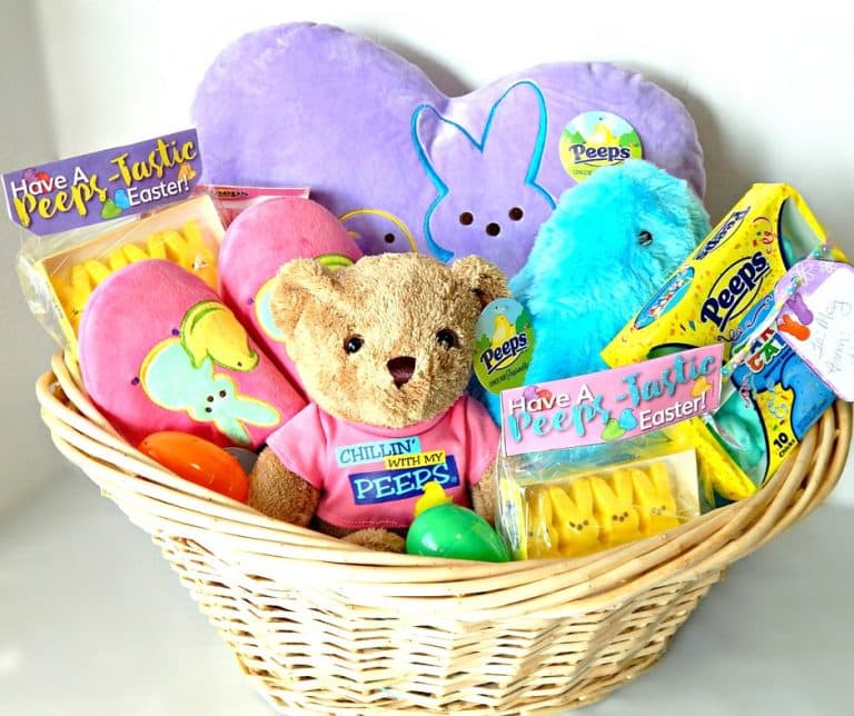 PEEPS®-tastic Easter Basket Idea &amp; Printable - This Ole Mom