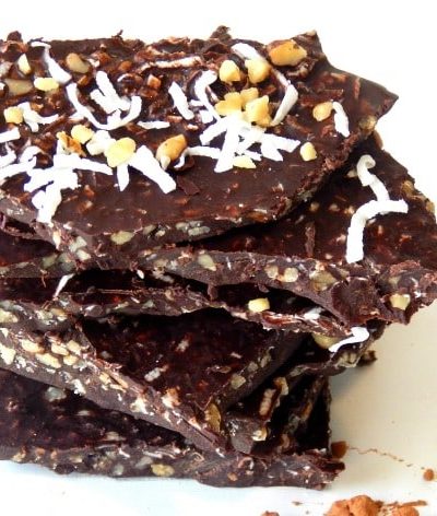 How to make Coconut Oil Chocolate Bark