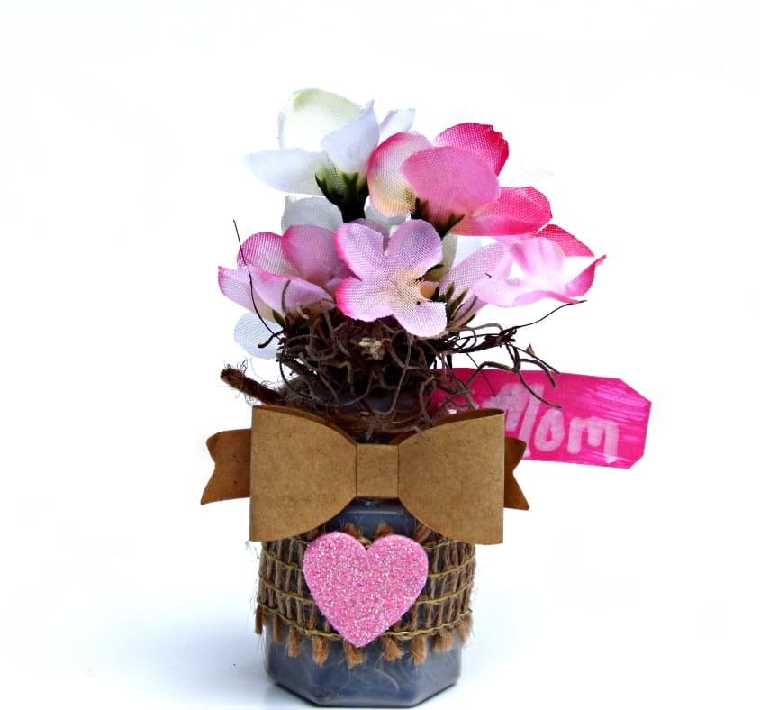 DIY Flower Bouquet Mini Magnet Craft