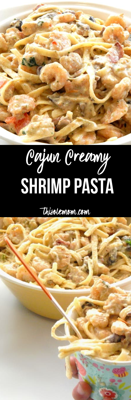 Cajun Creamy Shrimp Pasta