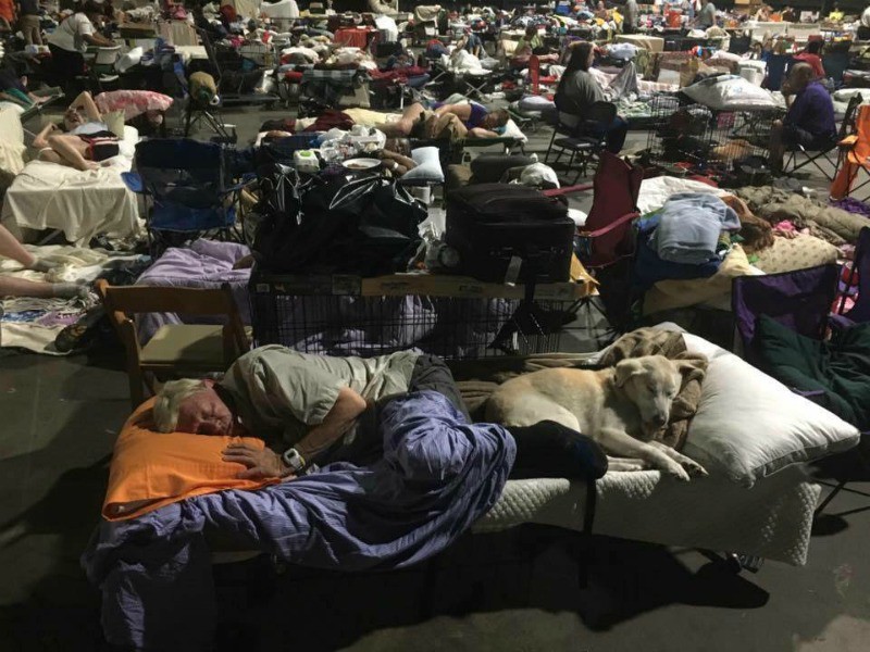 Celtic Center Flood Evacuees