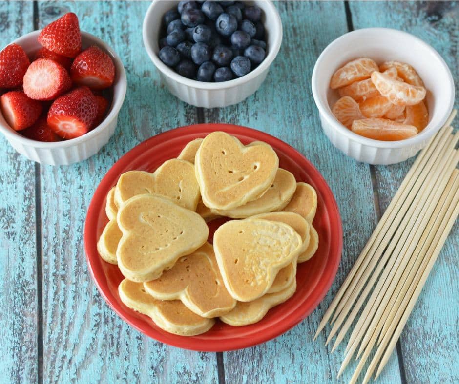 Fruit and Pancake Kabobs