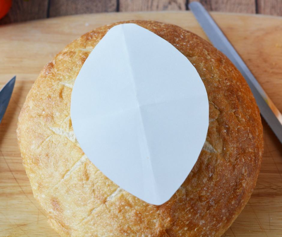 Football Shaped Bread Bowl