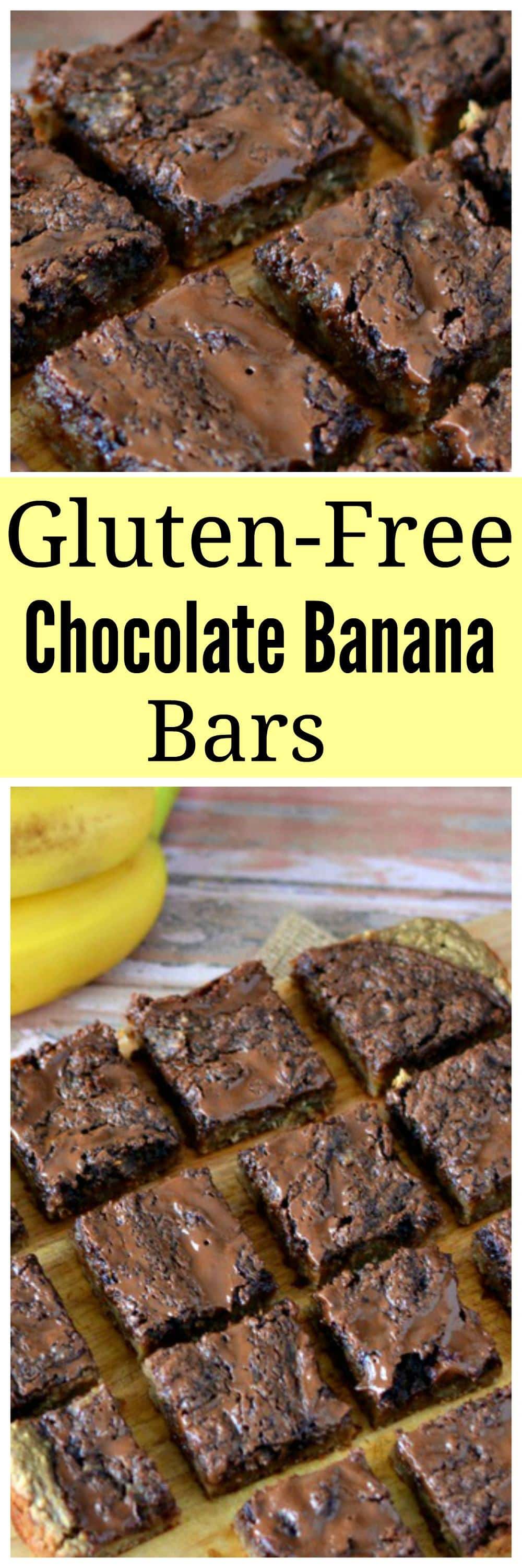 Gluten-Free Chocolate Banana Bars