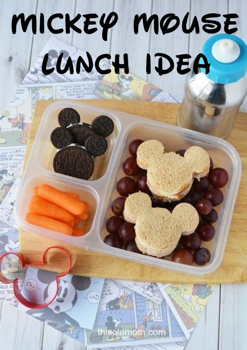 Mickey Mouse Lunch Idea
