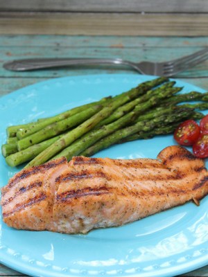 Indoor Grilled Cajun Salmon Recipe