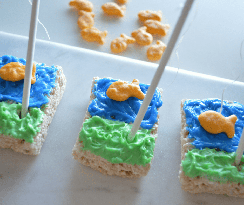 Gone Fishing Rice Krispies Treats