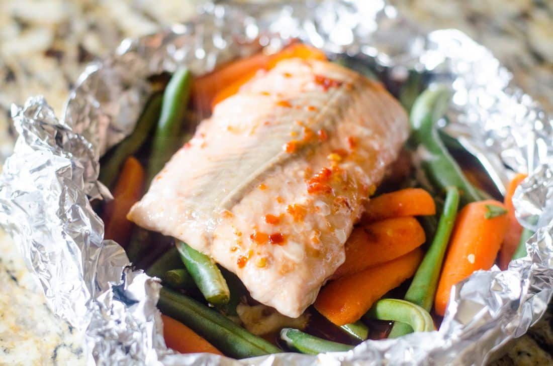 Asian Salmon Foil Pack