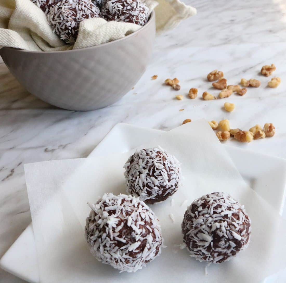 Chocolate Coconut Energy Balls