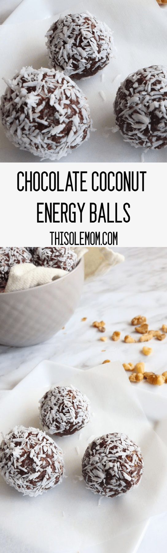 Chocolate Coconut Energy Balls