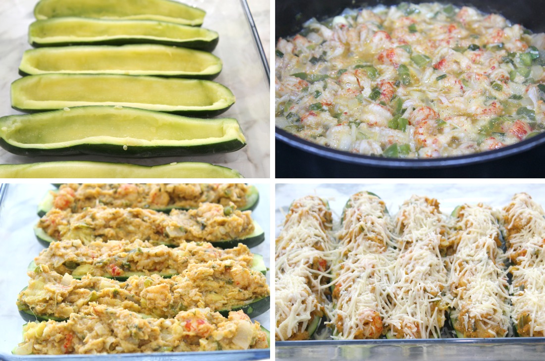 Crawfish Stuffed Zucchini Recipe