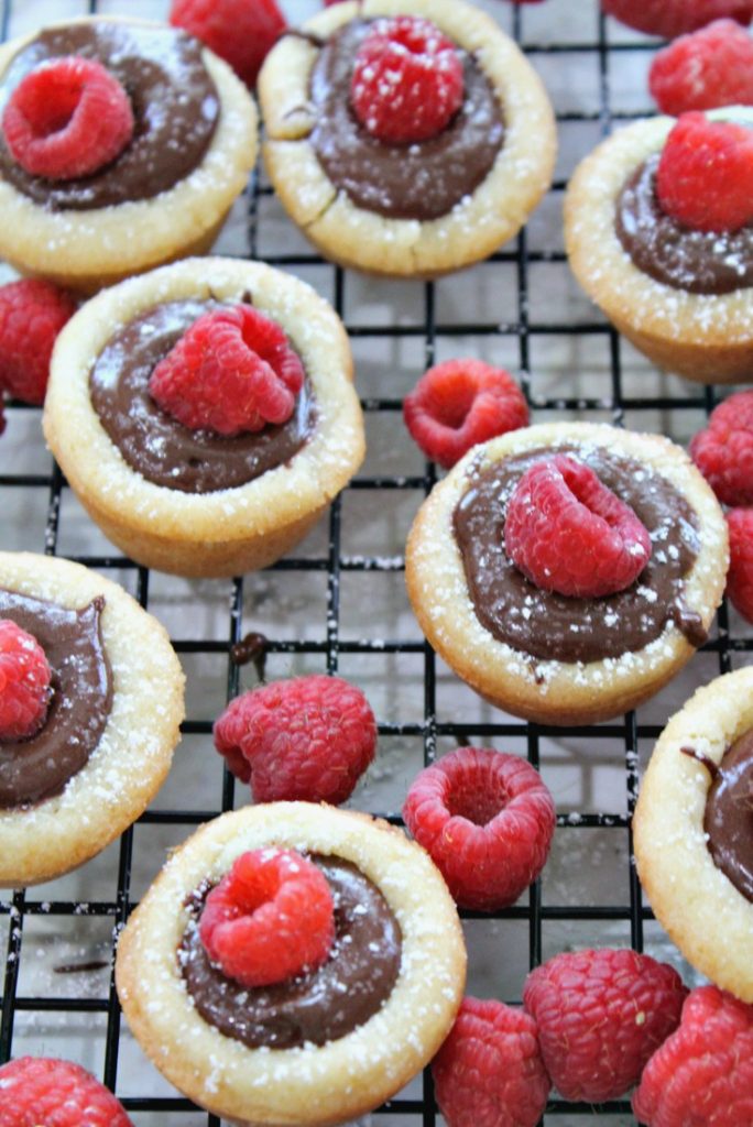 Raspberry Hazelnut Cookie Cups This Ole Mom