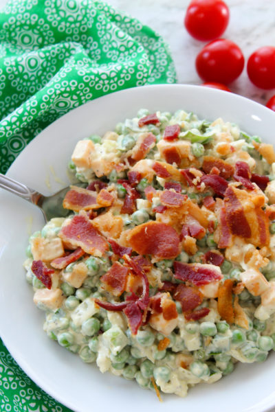 Summer Bacon Pea Salad