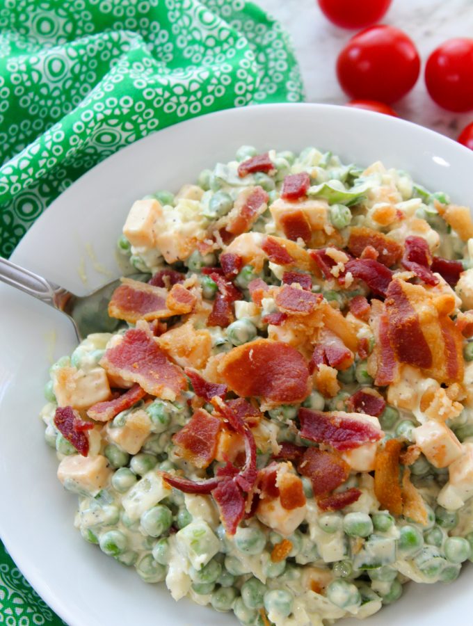 Summer Bacon Pea Salad
