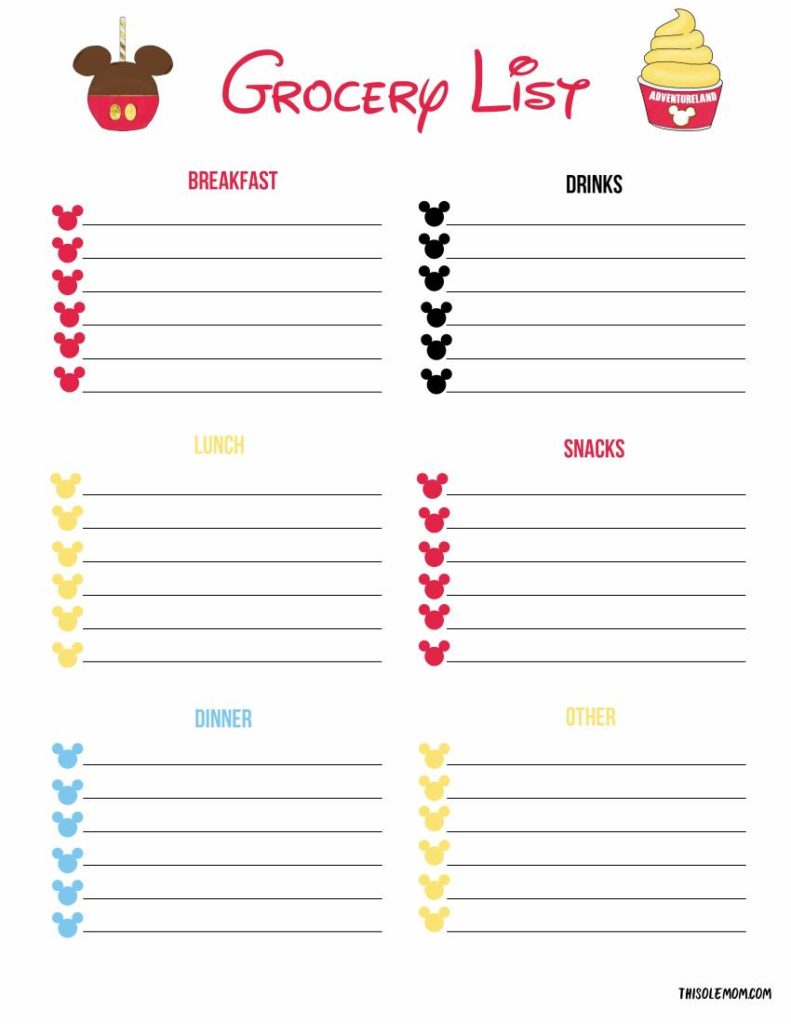 Disney Travel Planner This Ole Mom