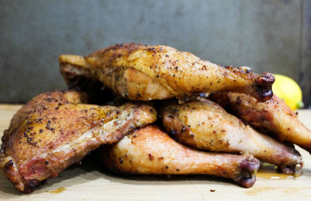 Smoked Chicken Leg Quarters This Ole Mom