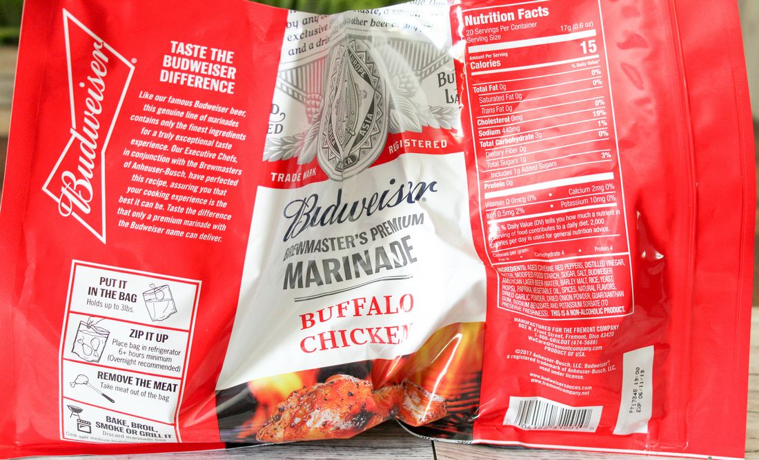 Budweiser Marinade Pouch