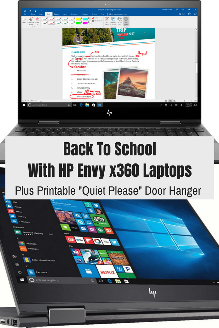 Back To School With HP Envy x360 Laptops