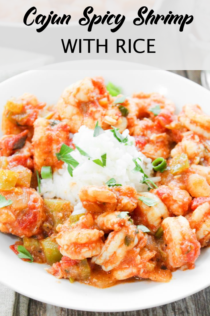 Cajun Spicy Shrimp With Rice