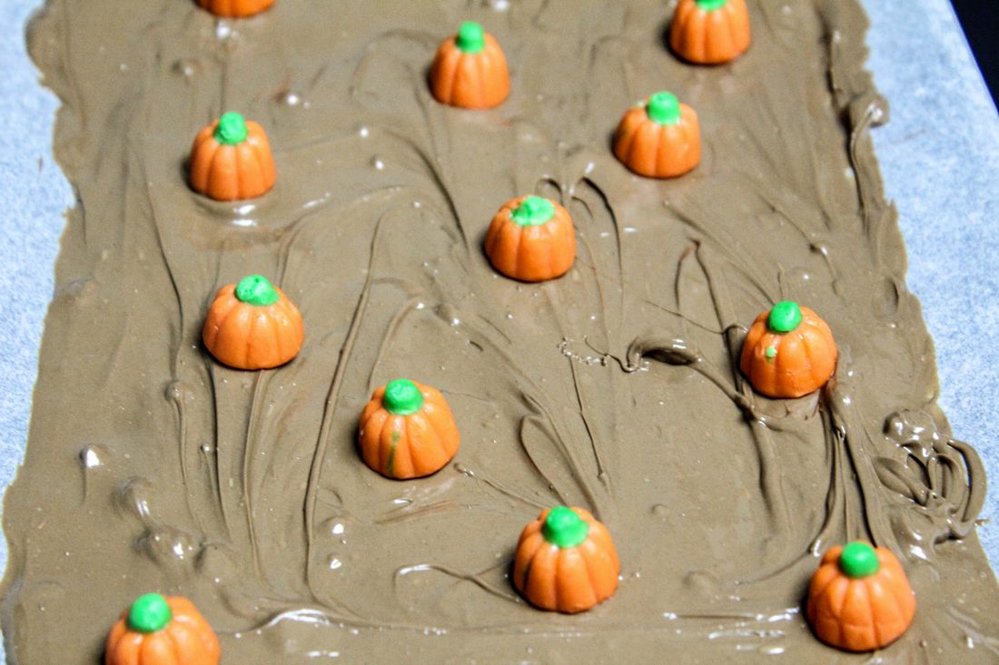 Pumpkin Patch Oreo Bark 