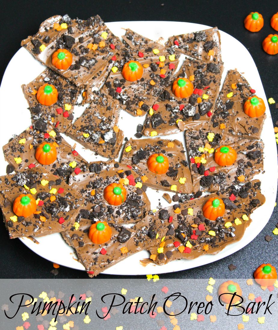 Pumpkin Patch Oreo Bark