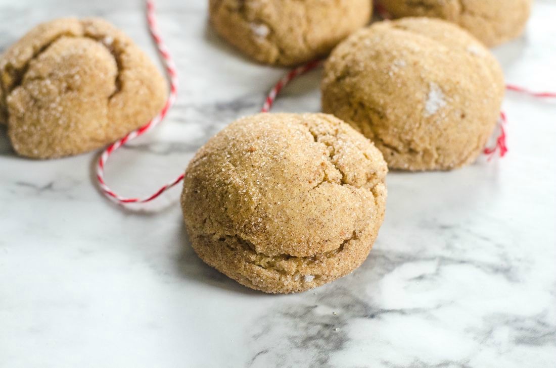 Eggnog Snickerdoodles