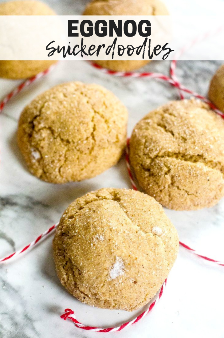 Eggnog Snickerdoodles