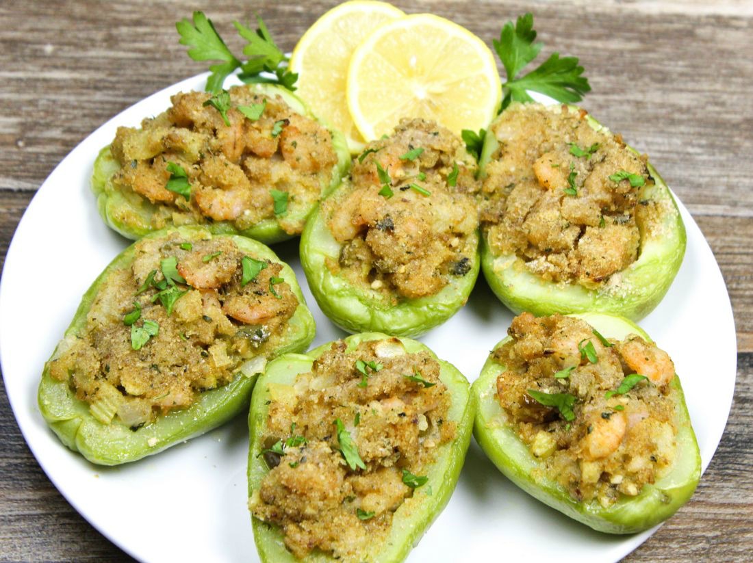 Shrimp Stuffed Mirlitons