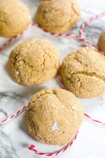 Eggnog Snickerdoodles