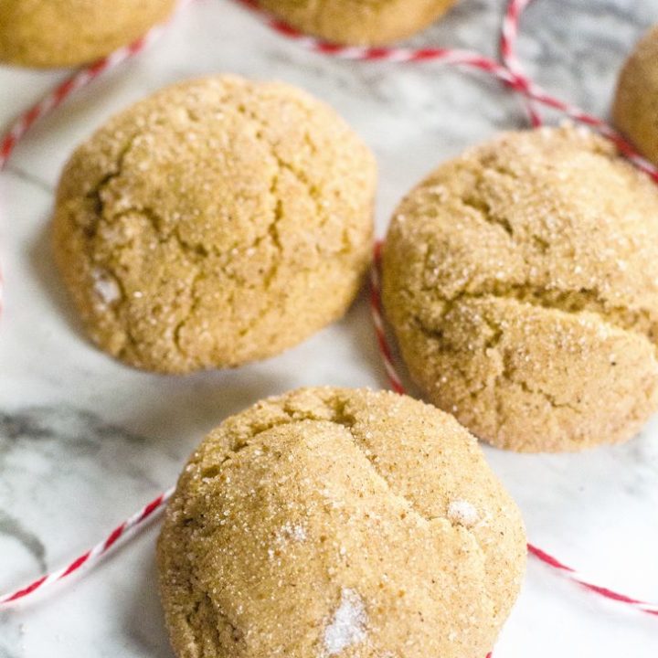 Eggnog Snickerdoodles