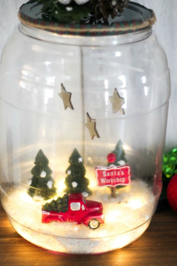 DIY Waterless Snow Globe