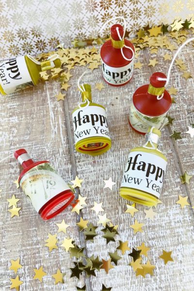 New Year's Eve Party Popper Printables