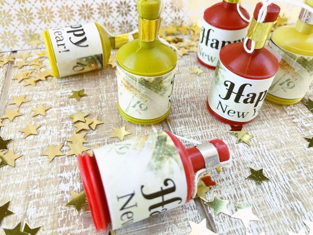 New Year's Eve Party Popper Printables