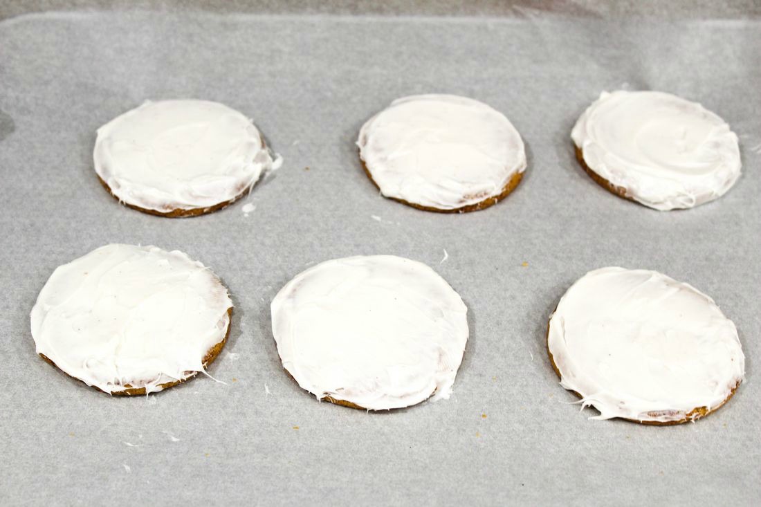 No Bake Melting Snowman Cookies